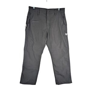Marwin Sports Cargo Pants Mens 33x28 (36x32 Tag) Black Ripstop Utility‎